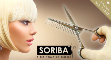SORIBA 2-in-1 on Kickstarter Now : The Only Comb & Scissors for Hair & Beard